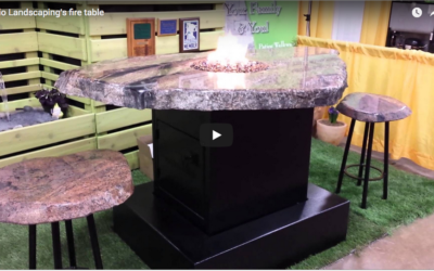 Check out our fire tables at the St Paul Home & Patio Show